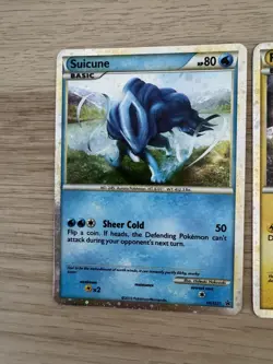 Pokemon Bundle Raikou HGSS19, Suicune HGSS21, Entei HGSS20 Black Star Promos LP - Image 2