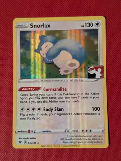 Pokemon TCG - Snorlax - 131/185 Stamped HOLO - Prize Pack Series - Image 1