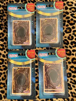 Lot of 4 booster packs MJ Holding 2018 Yu-Gi-Oh! 20 Cards 1 Rare Card Each Pack - Image 1