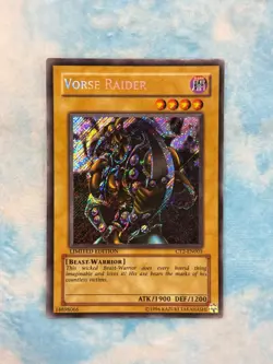 YUGIOH VORSE RAIDER SECRET RARE EXCELLENT CONDITION CT2-EN003 - Image 3