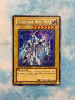 YUGIOH ELEMENTAL HERO NEOS SECRET RARE NM CT03-EN001 - Image 1