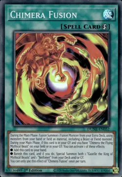 Chimera Fusion - Super Rare 1st Edition DUNE-EN052 - LP - YuGiOh - Image 1