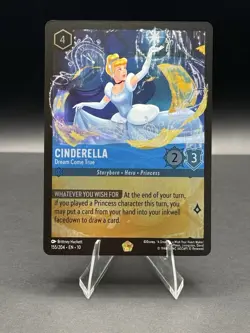 Disney Lorcana Cinderella Dream Come True 155/204 Cold Foil Whispers in the Well - Image 1