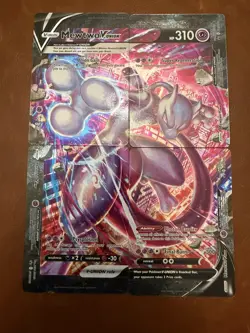 Pokemon MEWTWO V-Union full 4 card black star promo set SWSH159 160 161 162 mint - Image 1