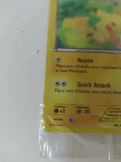 Pikachu 26/83 Toys R Us Holo Promo Card Pokemon Generations 2016 Sealed Not Mint - Image 2