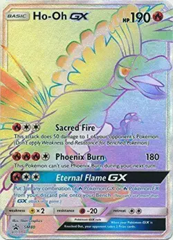 Ho-Oh GX - (SM Black Star Promo) SM80 Jumbo Cards Holo - Image 1