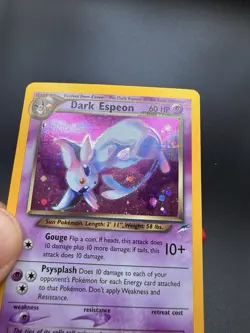 Dark Espeon - 4/105 - Pokemon Neo Destiny Unlimited Holo Rare Card WOTC MP - Image 2