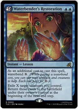 MTG Avatar: The Last Airbender Waterbender's Restoration (Rare) - Image 1