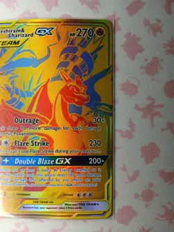 2021 Pokemon Tag Team Reshiram & Charizard GX SM247 Black Star Promo NM - Image 5