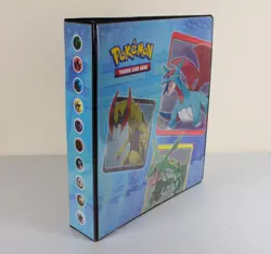 Pokemon Black and White 3 D Ring Binder Ultra Pro TCG Dragons Rayquaza Salamance - Image 2