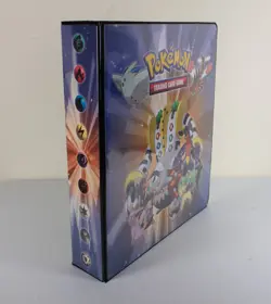 Pokemon Diamond and Pearl 3 D Ring Binder 2009 Ultra Pro TCG Espeon Umbreon - Image 2