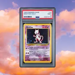 2000 Pokemon Game Base II Mewtwo Holo 10/130 PSA 9 Fresh Grade Old Collection - Image 1