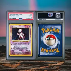 2000 Pokemon Game Base II Mewtwo Holo 10/130 PSA 9 Fresh Grade Old Collection - Image 2