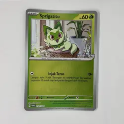 Sprigatito Promo 232/SV-P Holo Scarlet & Violet Special Stamped Pokemon TCG IN - Image 1
