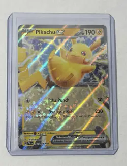 Pokemon Pikachu ex 063/193 SV02: Paldea Evolved Double Rare NM - Image 1