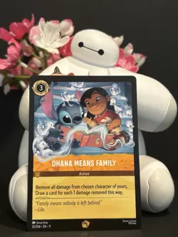Disney Lorcana - Ohana Means Family - Winterspell - Legendary - NM - Image 1