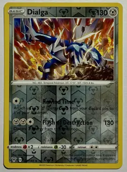 Dialga 121/185 (NM) Reverse Holo Sword & Shield: Vivid Voltage 2020 Pokemon Card - Image 1