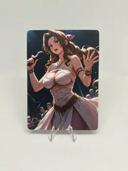 Aerith Final Fantasy Goddess Story Anime Waifu ACG Card - Image 1