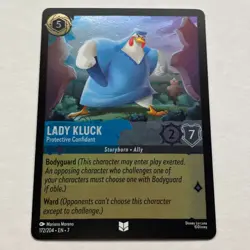 Lady Kluck 172/204 Disney Lorcana Archazia's Island Uncommon Cold Foil Card NM - Image 1