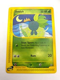 Pokemon Card - Non-Holo Oddish 97/147 Aquapolis *NM* e-Card Common - Image 1