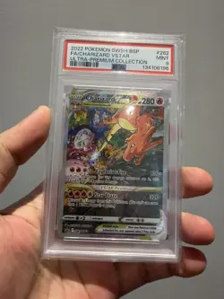 Pokemon TCG Charizard VSTAR SWSH262 Black Star Promo Card (RecrackU) UK listing - Image 1