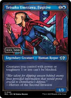 MTG English Tetsuko Umezawa, Fugitive (Serialized) NM Foil - Image 1