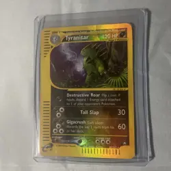 Tyranitar 40/147 Reverse Holo Rare Aquapolis Pokemon Card - Image 1