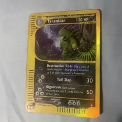 Tyranitar 40/147 Reverse Holo Rare Aquapolis Pokemon Card - Image 2