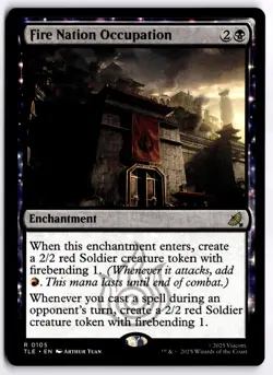Fire Nation Occupation NM TLE Avatar: The Last Airbender MTG - Image 1
