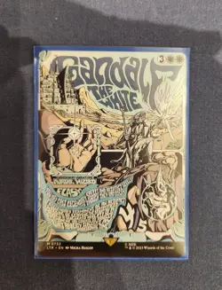 MTG Gandalf the White #732 (Borderless Poster) - LTR - Regular Mythic Near Mint - Image 1