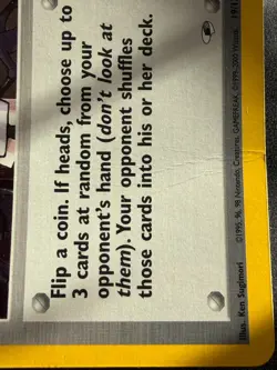 Pokemon TCG Gym Heroes -The Rocket's Trap- Holo Rare Trainer 19/132 - Image 3