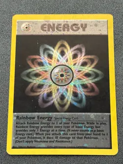 Pokemon TCG Pokemon League Promo -Rainbow Energy- Holo Rare - Image 1
