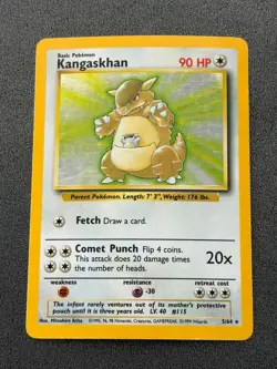 Pokemon TCG Jungle -Kangaskhan- No Symbol Holo Rare 5/64 - Image 1