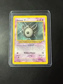 2002 Pokemon - Unown [W] #29/105 - Neo Destiny Unlimited - Regular - NM - Image 2