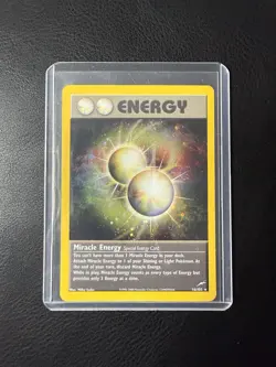 Pokemon - Miracle Energy #16/105 - Neo Destiny Unlimited - Holo Rare Swirl - NM - Image 2