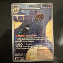 Pokemon TCG - Team Rocket’s Orbeetle 198/182 - Destined Rivals Illustration Rare - Image 1
