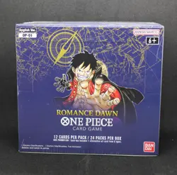 Display One Piece OP01 First Print Blue Bottom Romance Dawn Box English - Image 1