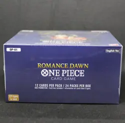 Display One Piece OP01 First Print Blue Bottom Romance Dawn Box English - Image 2
