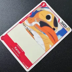 ONE PIECE ENGLISH CARD SUPER PRE-RELEASE GAME CARTE KAROO ST01-003 ST EN NM - Image 2