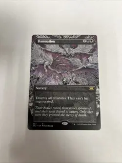 Damnation Borderless Nonfoil Double Masters 2022 Card #353 MTG LP - Image 1