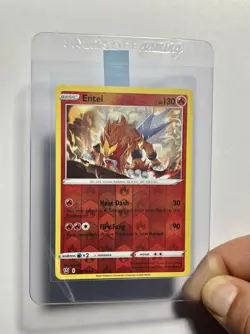 Entei 020/163 (NM) Reverse Holo Sword & Shield: Battle Styles 2021 Pokemon Card - Image 3