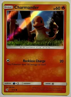 Charmander 4/18 (NM) Holo Rare Sun & Moon: Detective Pikachu 2019 Pokemon Card - Image 1