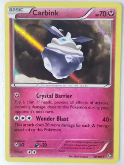 HOLO Carbink 68/106 LP / VLP - XY Flashfire Pokemon Card - $2 Combined Shipping - Image 1