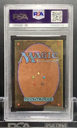 1994 Magic the Gathering MTG - Revised - Sorceress Queen - PSA 9 MT - Image 2