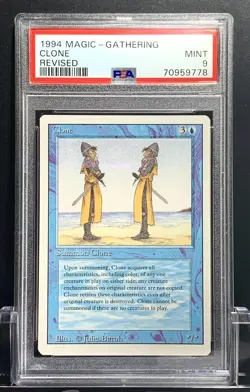 1994 Magic the Gathering MTG - Revised - Clone - PSA 9 MT - Image 1