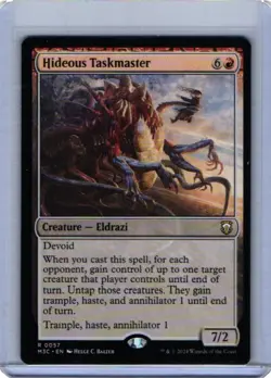 MTG Hideous Taskmaster M3C Rare Normal #57 - Image 1