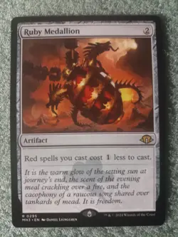 3x Ruby Medallions Modern Horizons 3 NM MTG - Image 1