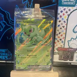 SVP087 Sprigatito ex : Black Star Promo Card : Sealed with Code Card : Pokemon - Image 1