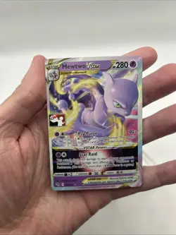 031/078 Mewtwo VSTAR Prize Pack Series Stamped Play Pokemon TCG GO - Image 3