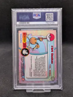 Doduo 84 Pokemon Topps Chrome PSA 10 Gem Mint Series 2 Chrome Graded - Image 2